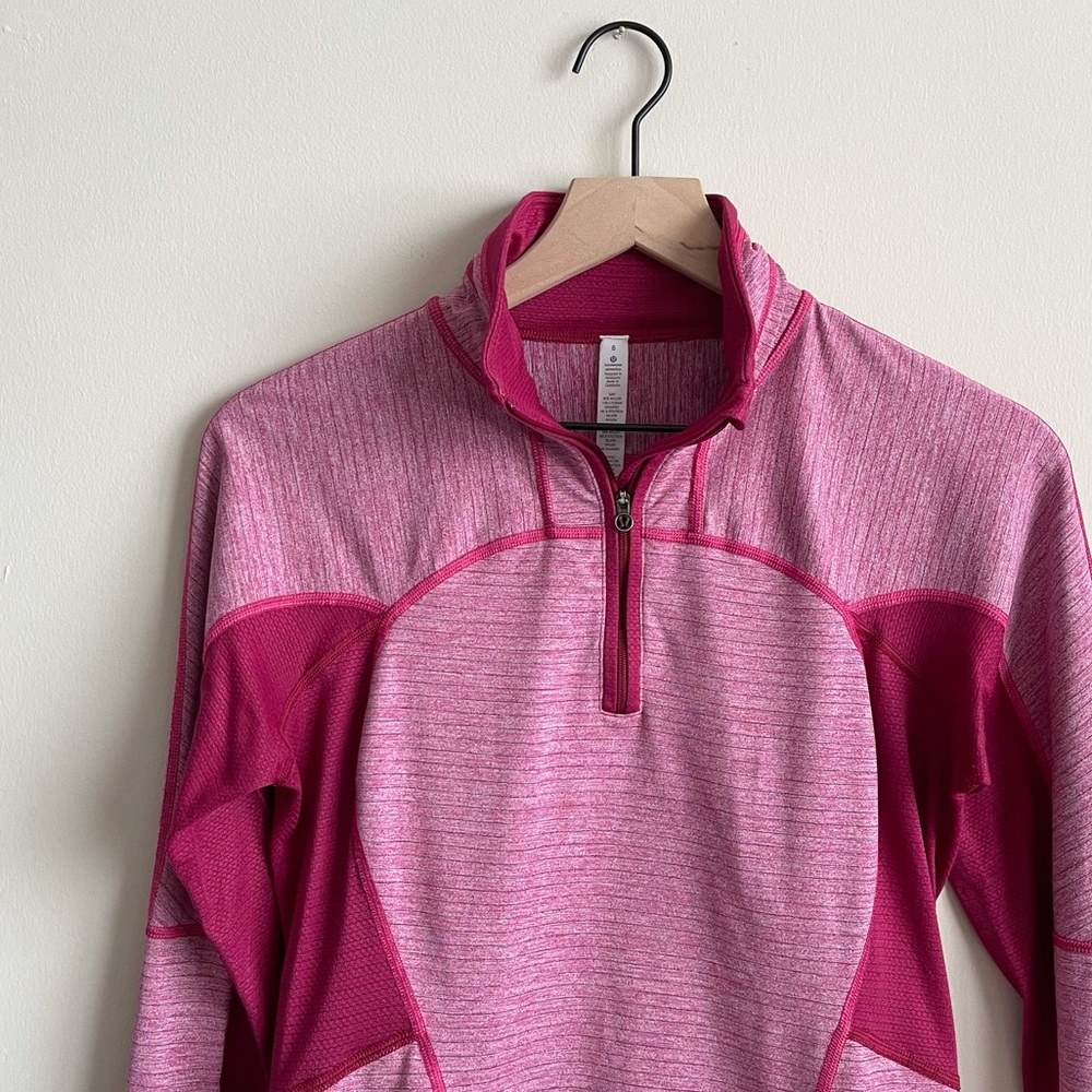 Lululemon Athletica Raspberry Athletic Pullover - Picture 5 of 7